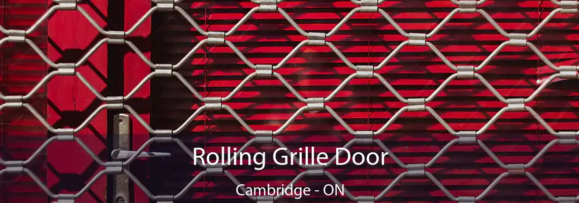 Rolling Grille Door Cambridge - ON